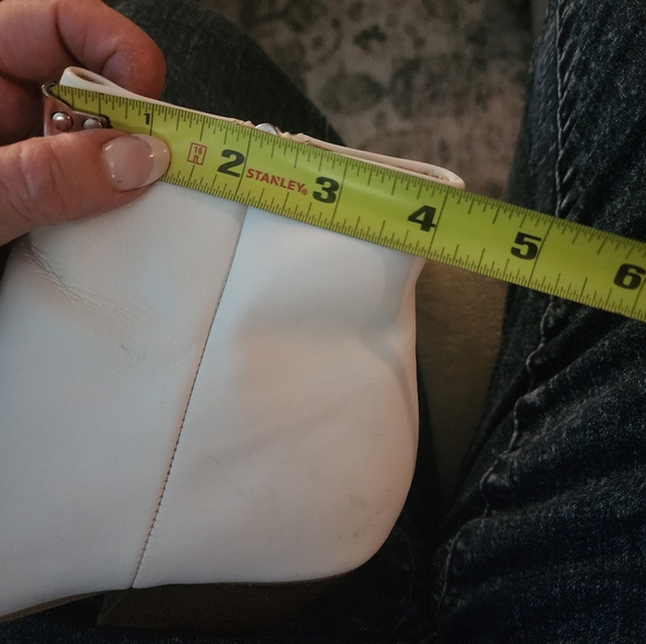 Vince Vero Cuoio Size 7 M white leather Boots .Made In Italy. - Picture 10 of 10